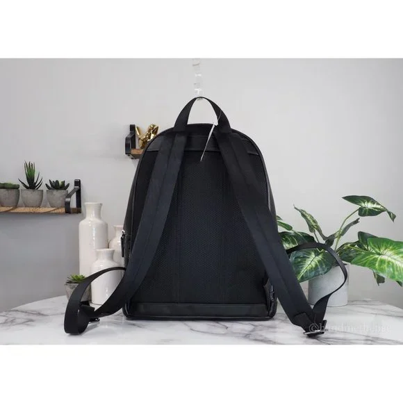 NWT Michael Kors Men's Cooper Crocodile Black Embossed Leather Shoulder Backpack - Picture 3 of 8